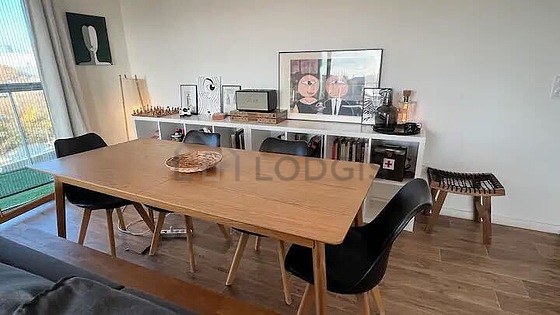 Séjour d'un appartement à Paris