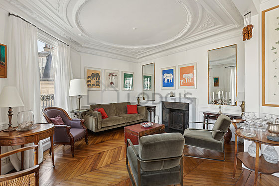 Living room furnished with sofa, 1 armchair(s), 1 chair(s)