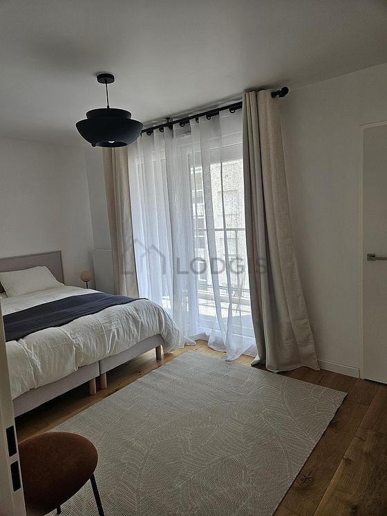 Bedroom with double-glazed windows