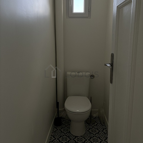 Toilets separated from the bathroom