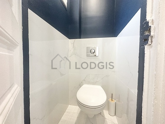 Toilets separated from the bathroom