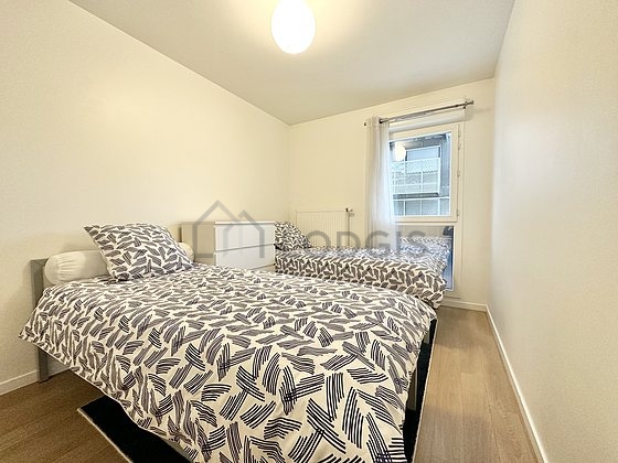 Chambre calme pour 2 personnes équipée de 2 lit(s) de 90cm