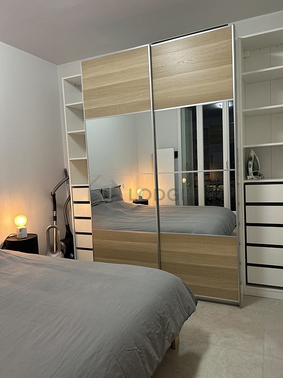 Bedroom with double-glazed windows