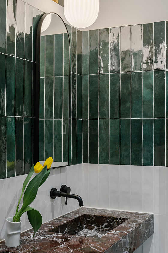 Bathroom equipped with separate shower