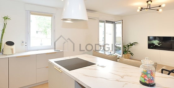 Living room with double-glazed windows