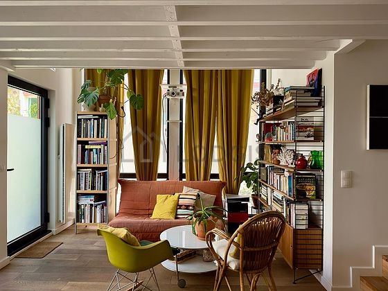 Living room furnished with sofa, 1 armchair(s), 1 chair(s)