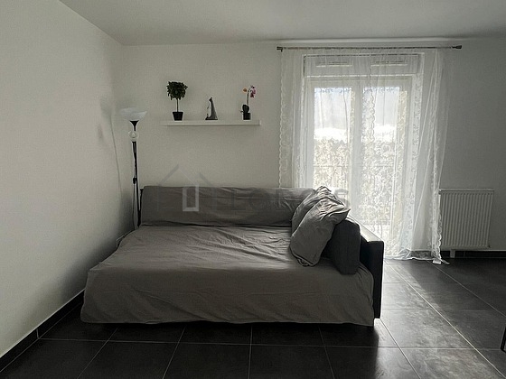 Living room with double-glazed windows
