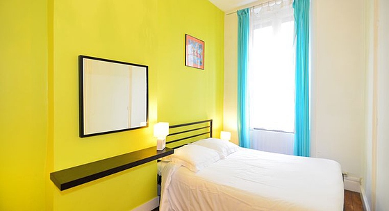 Bedroom with double-glazed windows