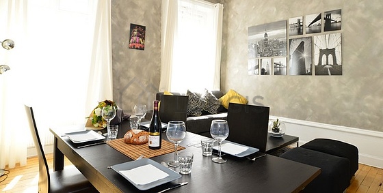 Séjour d'un appartement à Paris