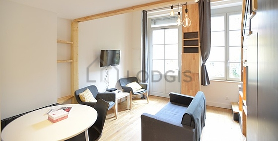 Living room with double-glazed windows