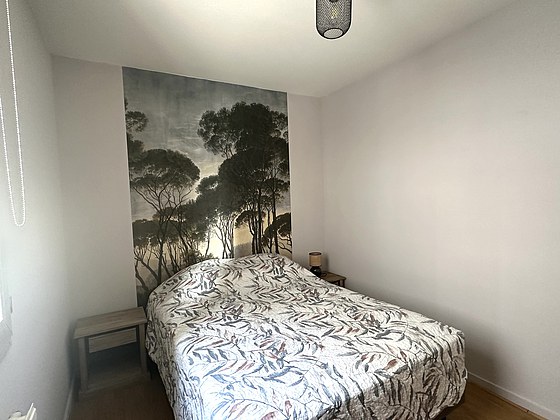 Bedroom for 2 persons equipped with 1 bed(s) of 140cm