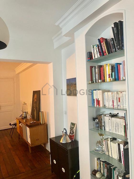 Living room with windows