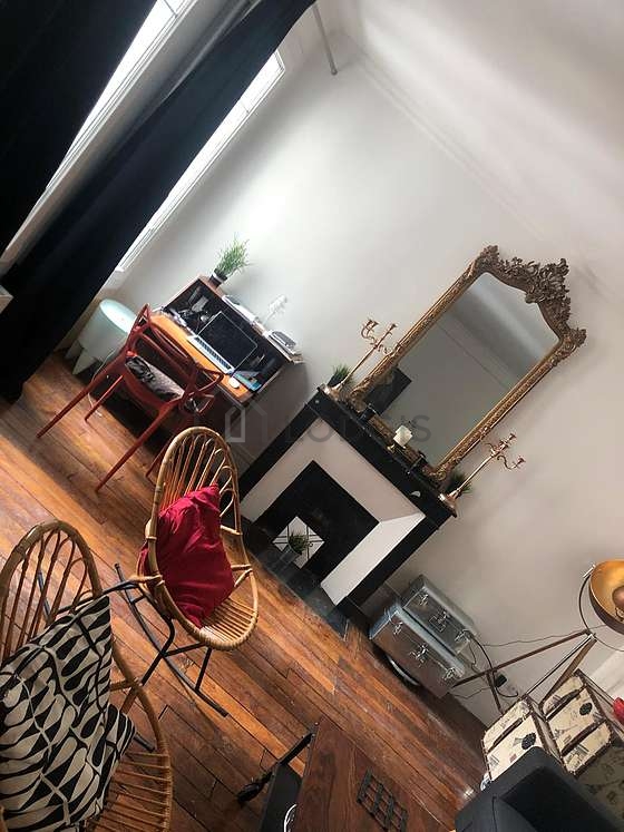 Magnifique séjour très calme et très lumineux d'un appartement à Paris