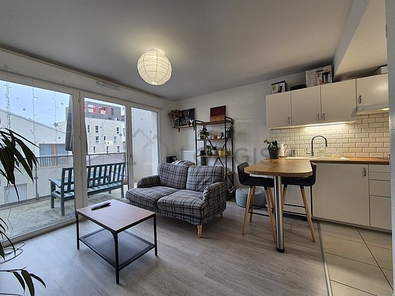 Living room furnished with tv
