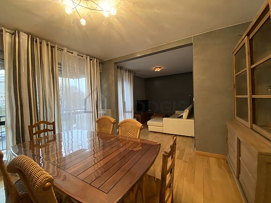 Living room facing the road