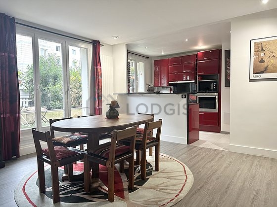 Séjour d'un appartement à Paris