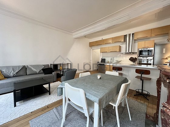 Living room with double-glazed windows