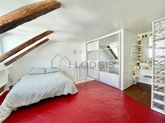Bedroom with double-glazed windows