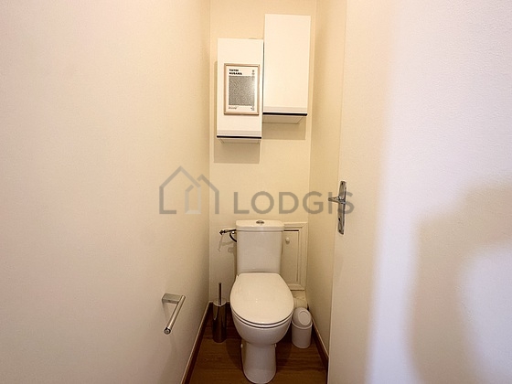 Toilets separated from the bathroom