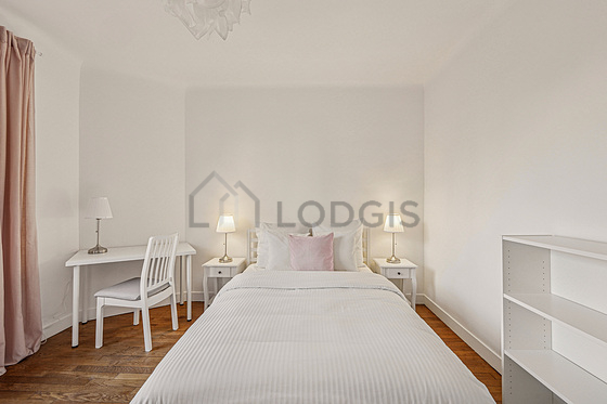 Bedroom with windows