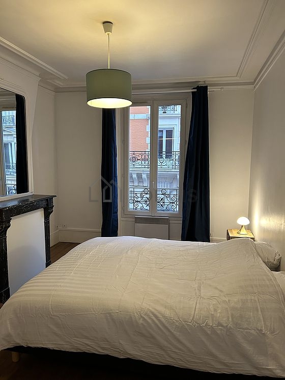 Bedroom with windows