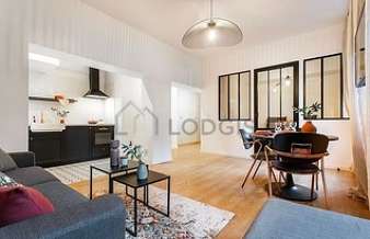 Buttes Chaumont Paris 19° 1 Schlafzimmer Wohnung