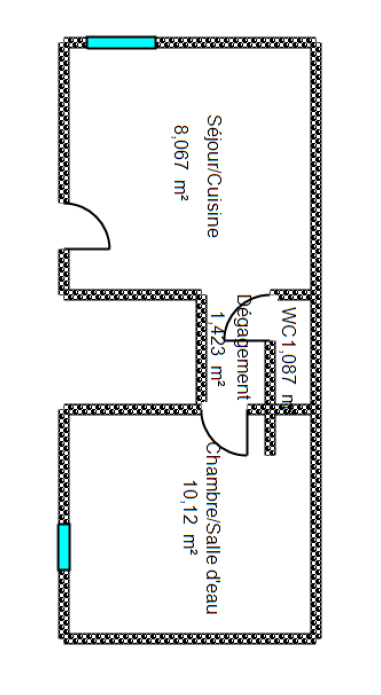 Apartment Montpellier Centre - Interactive plan