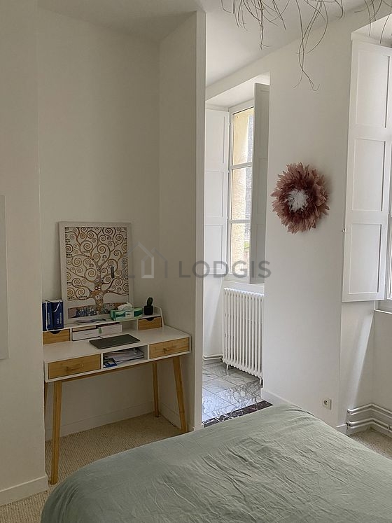 Bedroom with double-glazed windows