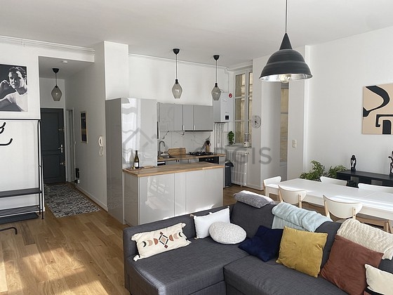Magnifique séjour lumineux d'un appartement à Paris