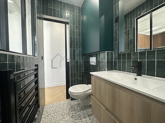 Bathroom equipped with separate shower