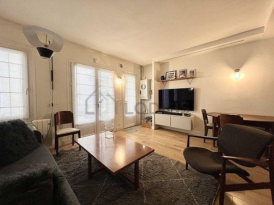 Living room with double-glazed windows