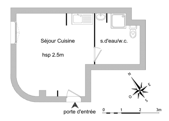 Apartment Montpellier Centre - Interactive plan