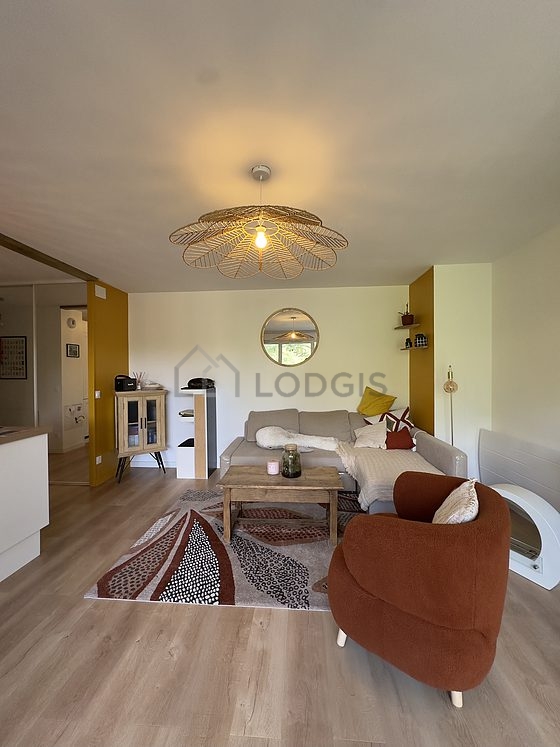 Séjour d'un appartement à Paris