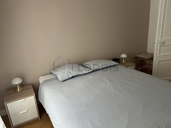 Bedroom with windows