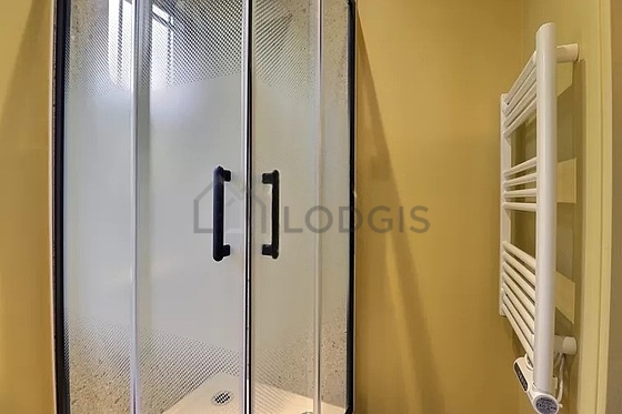 Bathroom equipped with cupboard