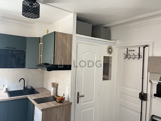 Kitchen with double-glazed windows