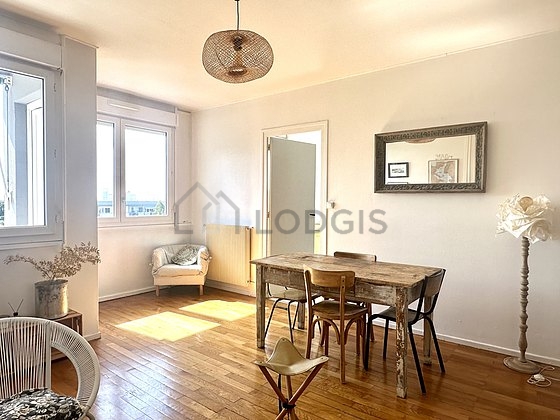 Living room with double-glazed windows
