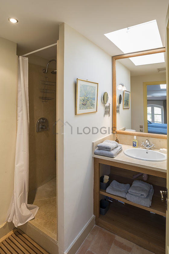Bathroom equipped with separate shower