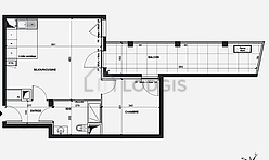 Wohnung Asnières-Sur-Seine - Wohnzimmer