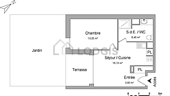 Apartment Toulouse Centre - Living room