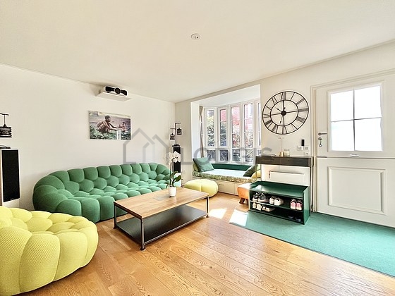 Living room with double-glazed windows