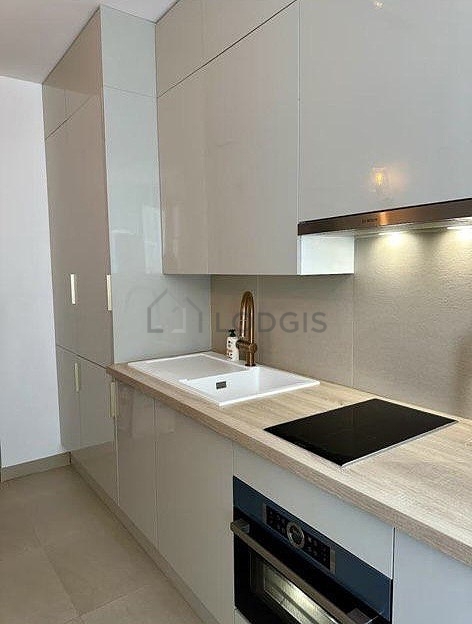 Beautiful kitchen with tile floor