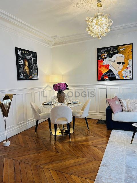 Dining room equipped with dining table, 4 chair(s)