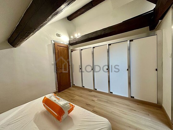 Bedroom with double-glazed windows