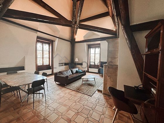 Séjour d'un appartement à Paris