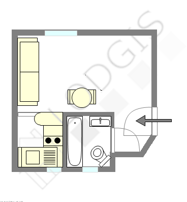 Appartamento Parigi 11° - Piantina interattiva