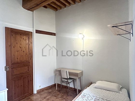 Bedroom for 1 persons equipped with 1 bed(s) of 90cm