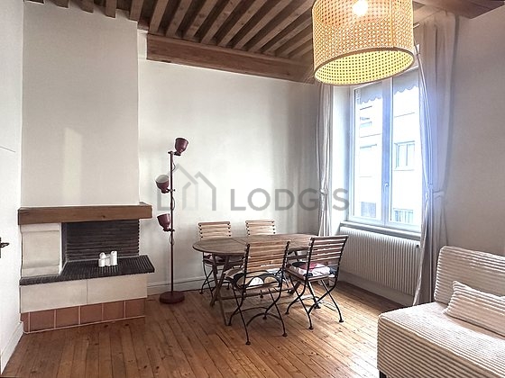 Séjour d'un appartement à Paris