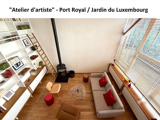 Séjour très calme équipé de télé, 1 fauteuil(s)