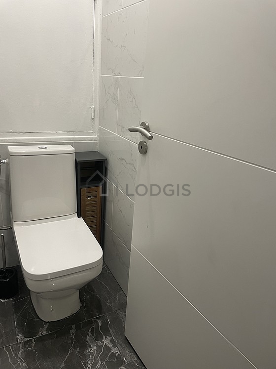 Toilets separated from the bathroom